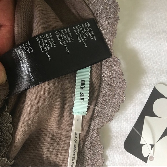 Kimchi Blue Lace Taupe Dress L - Picture 6 of 6